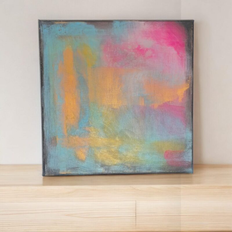 Dark Rainbow (40 x 40 cms)