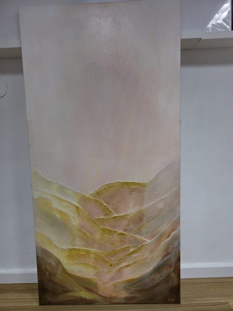 Amanecer en la Montaña Rosa 140 x 70 cms - Imagen 17