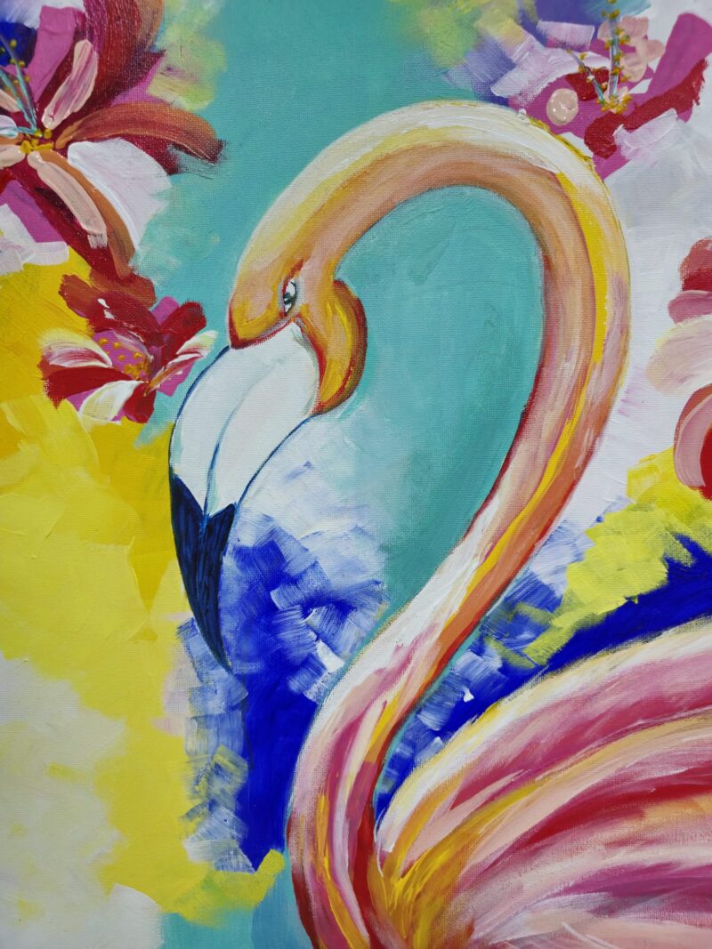 Flamingo Pride  80 x 60 cms - Imagen 2