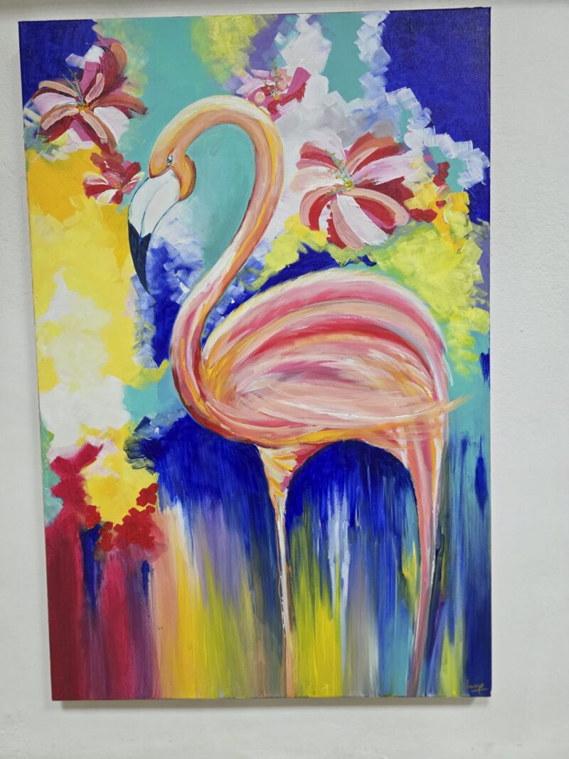 Flamingo Pride  80 x 60 cms - Imagen 3