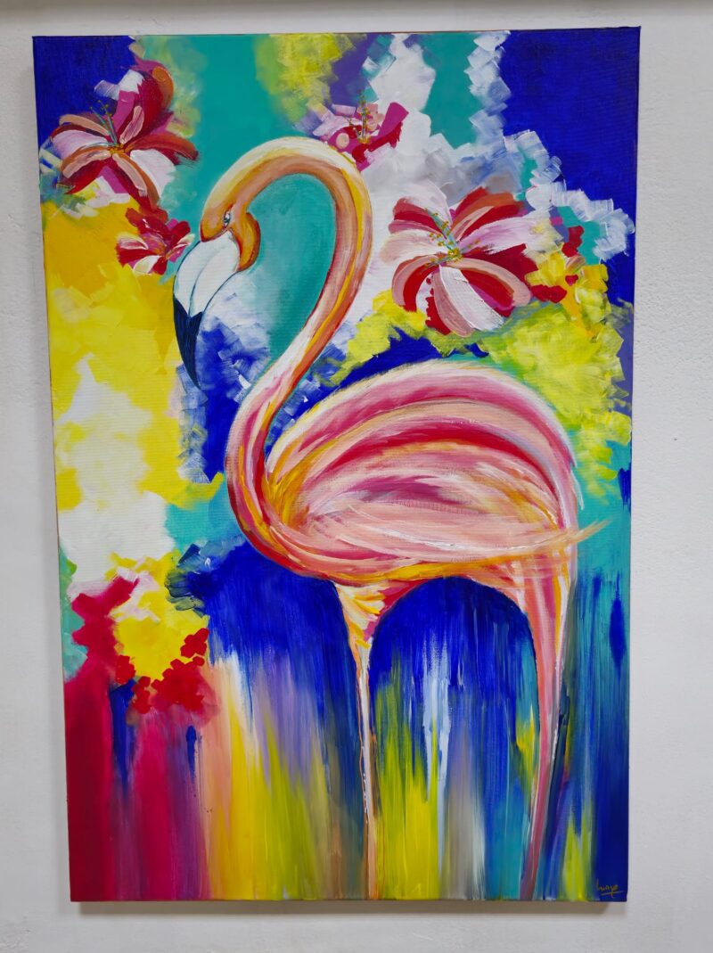 Flamingo Pride  80 x 60 cms - Imagen 4