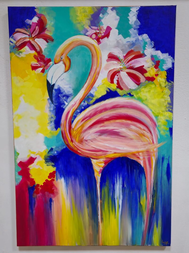Flamingo Pride  80 x 60 cms - Imagen 5