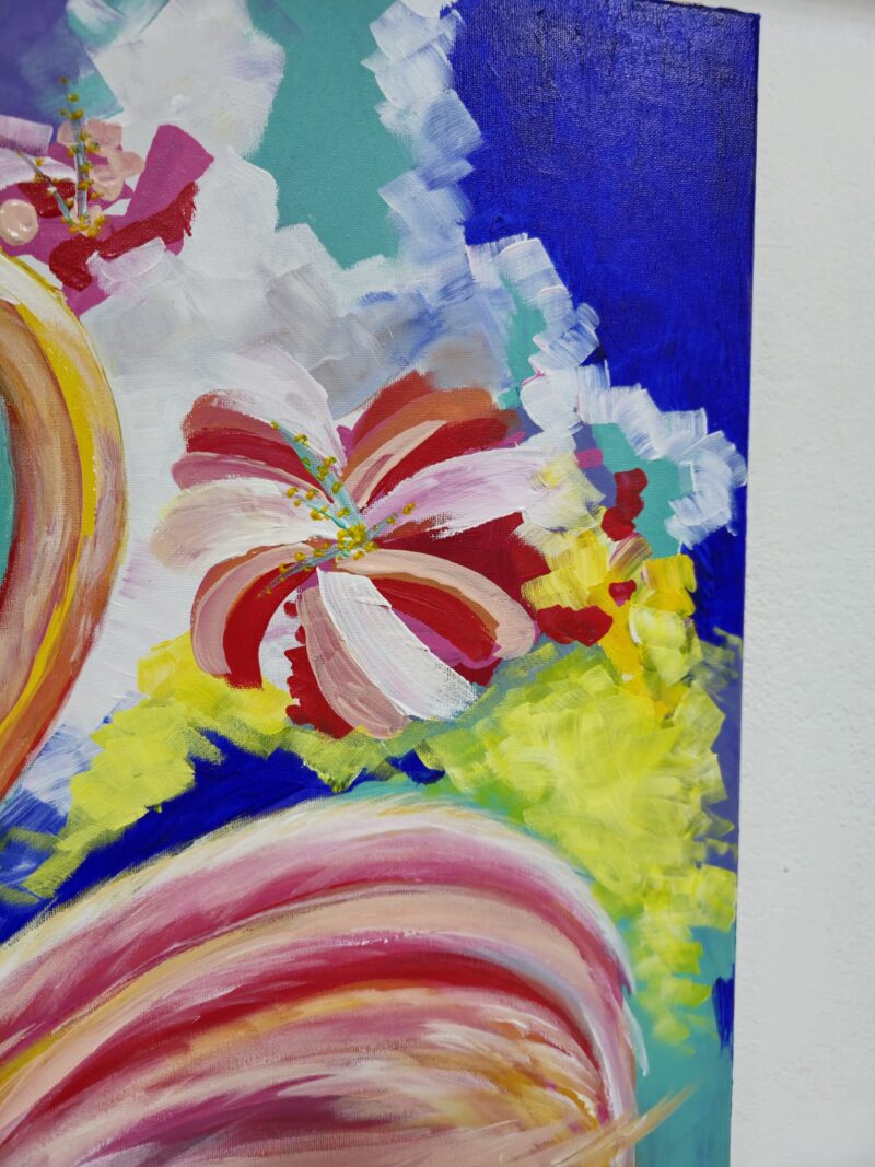 Flamingo Pride  80 x 60 cms - Imagen 8
